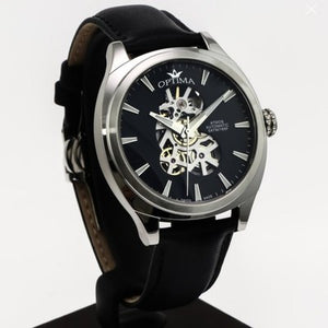 Optima Atmos Swiss Automatic Watch 44.5mm Stainless Steel 5ATM OSA485SK