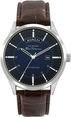 Ben Sherman Men Watch • Stainless Steel • 43mm • Quartz • 3ATM • BS022BR