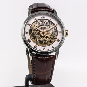 Catena Skeleton Automatic Swiss Watch 40mm Rose Gold Stainless Steel 5ATM CA018