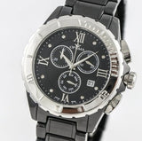 Optima • Swiss Chronograph Watch  • OSC318-BS-3 • Date SubDay 43mm Ceramic Bezel
