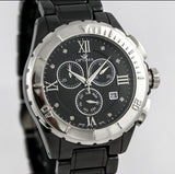 Optima • Swiss Chronograph Watch  • OSC318-BS-3 • Date SubDay 43mm Ceramic Bezel