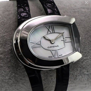 Catena 37mm Swiss Quartz Ronda Womens Watch Saphire 5ATM B001SCR11
