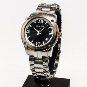 Mercury Swiss 39mm Stainless Steel & Rose Gold Quartz Watch 10ATM ME10240