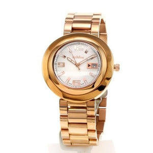 Geovani Swiss 44mm Stainless Steel PVD Rose Gold Quartz Watch 3ATM GOB511