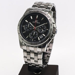 Optima • 48.15mm Swiss Chronograph Watch • Date • WR50M • Quartz • OSC377