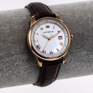 Catena • Swiss Watch • PVD Rose Gold • 30mm Quartz Ronda • Mother Of Pearl 3ATM