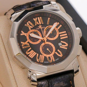 Optima • Swiss Chronograph Watch • Stainless Steel • 43 mm • Quartz • 3ATM