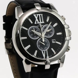 Murex Swiss 45mm Chronograph Watch Stainless Steel Quartz 5 ATM MUC512