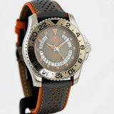 Optima Swiss 43mm Automatic Watch Stainless Steel Saphire 44hr PR 10ATM OSA468