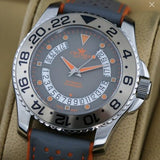 Optima Swiss 43mm Automatic Watch Stainless Steel Saphire 44hr PR 10ATM OSA468