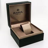 Rama Womens Black & Silver 28mm Swiss Quartz Watch Stainless Steel 3ATM  RAL213