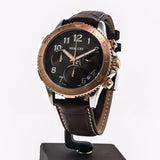 Mercury Swiss Chronograph Watch 46mm Stainless Steel & PVD Rose Gold Quartz 5ATM