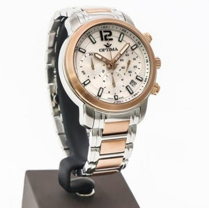 Optima •Swiss Chronograph Watch •OSC399-SR-1 • Day Date Quartz