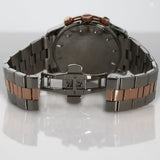 Optima Swiss Chronograph Watch 45mm Stainless Steel PVD Rose Gold Quart 5ATM
