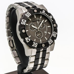 Mercury Swiss 44mm Stainless Steel Quartz Chronograph Watch 5ATM ME10225