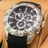Optima • Swiss Chrono Watch • Stainless Steel • 45.36mm • Quartz • 5ATM • OSC339