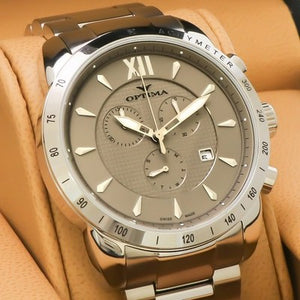 Optima • Swiss Chronograph Watch • Stainless Steel • Quartz • 45.5mm • OSC328