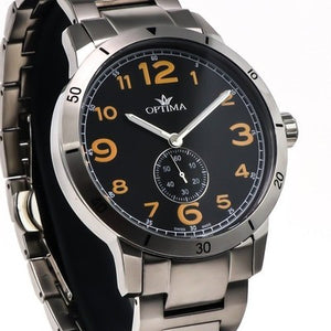 Optima • Swiss Watch • Stainless Steel • 47.5mm • Quartz • 5ATM • OSM433