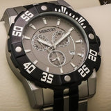 Mercury Swiss 44mm Stainless Steel Quartz Chronograph Watch 5ATM ME10225
