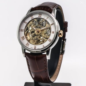 Catena Skeleton Automatic Swiss Watch 40mm Rose Gold Stainless Steel 5ATM CA018