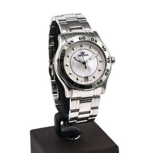 Optima Swiss Watch Stainless Steel Quartz 35x39mm White MPP OSL273 5ATM