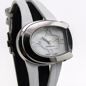 Catena Swiss 37mm Ronda Quartz Watch Stainless Steel 5ATM  B001SCR13