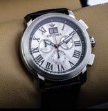 Optima Swiss Chronograph Watch 46mm Stainless Steel Quartz 3ATM OSC392