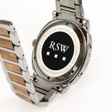 RSW Swiss Watch 46.8mm Rose Gold & Stainless Steel Quartz 5ATM RSWM116