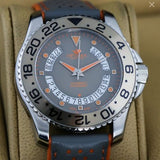 Optima Swiss 43mm Automatic Watch Stainless Steel Saphire 44hr PR 10ATM OSA468