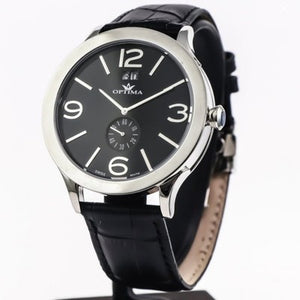 Optima Swiss Watch 45mm Stainless Steel Quartz Date 5ATM OSM352