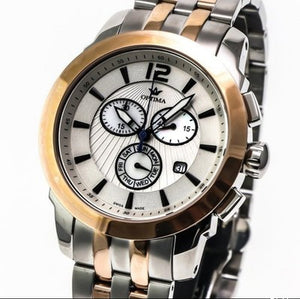 Optima •Swiss Chronograph Watch • Stainless Steel • Quartz 46mm OSC391 • 3ATM