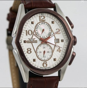 OPTIMA • OSC272 • 42x44.5mm • Swiss Watch  • Date SubDay • Dual Time