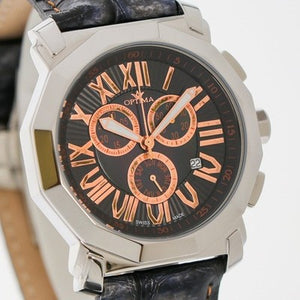 Optima • Swiss Chronograph Watch • Stainless Steel • 43 mm • Quartz • 3ATM