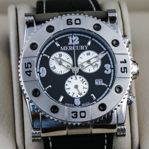 MERCURY - Swiss Watch - ME1060-SL-3
 Swiss Chronograph Quartz 45 mm ME1060 30 meters (3 ATM, 100 feet)