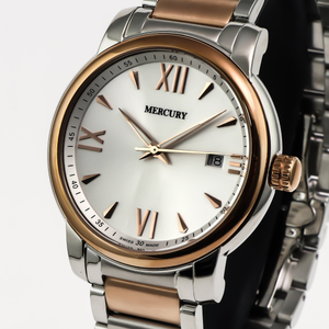Mercury - Swiss Watch - ME410-SR-1   Swiss quartz Ronda  41 mm ME410 50m (5 ATM, 169 ft)