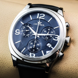 Optima - Swiss Made Chronograph - OSC449-SL-9 Quartz Chronograph
 44.15mm OSC449 50 m (5 ATM / 139 ft)