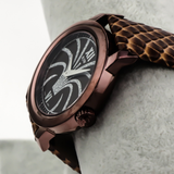 RSW - Swiss Watch - RSW9141-CL-4   Swiss made Quartz 46.75 mm RSW9141 Brown Genuine Leather Strap with butterfly clasp. 21.60mm width