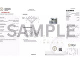 1.00ct • Round Brilliant Cut • IGI Cert HPHT Lab Grown Diamond • D VVS2 ID EX EX