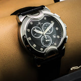Optima Swiss Chronograph Watch Mens 45.9mm Stainless Steel Quartz 3ATM OSC233