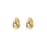 Special-interest Design Earrings One Size Silver and Gold Style High-grade Retro