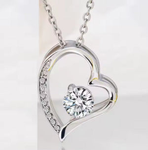 Heart Classic Zircon • Forever Love • Stainless Steel Jewelry Necklace