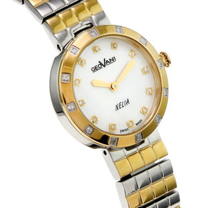 GEOVANI - Swiss Diamond Watch - GOL577-SG-D-7  Swiss Quartz 27.5 mm GOL577 50m (0