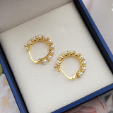 Exquisite Light Luxury Pearl Earrings Jewerly Fashion Unique for Wedding Party