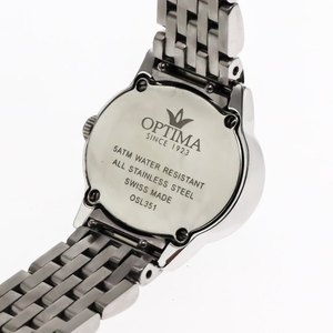 Optima - Swiss Made Watch - OSL351-SS-8 Quartz
 28 mm OSL351 50 m (5 ATM / 169 ft)