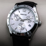 MERCURY - Swiss Made Watch - MEC470-SL-1 Quartz
 43 mm MEC470 50m (5 ATM, 169 ft)
