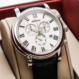 GEOVANI - Swiss Chronograph Watch - GOC555-SL-1 Swiss Chronograph Quartz 45mm GOC555 50m (5 ATM, 169 ft)