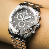 Optima - Swiss Chronograph - OSC293-SS-2  Swiss Quartz 45mm OSC293 50 m (5 ATM / 169 ft).