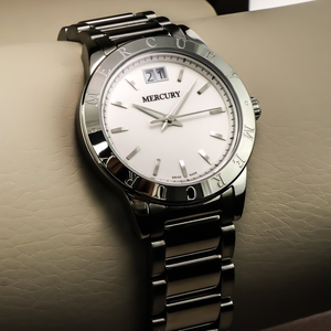 Mercury - Swiss Watch - ME340-SS-1
 Quartz
 36 mm ME340 50m (5 ATM, 169 ft)