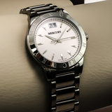 Mercury - Swiss Watch - ME340-SS-1
 Quartz
 36 mm ME340 50m (5 ATM, 169 ft)