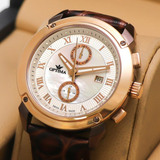 Optima - Swiss Dual Time - OSC241-CRL-7 Quartz
 43mm OSC241 30 m (3 ATM / 100 ft)